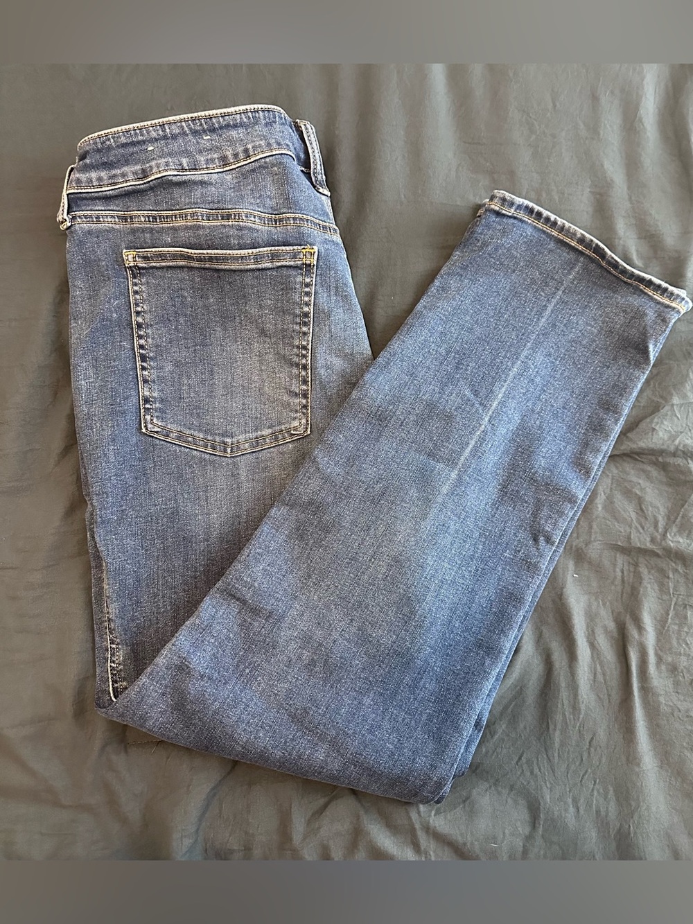 Chico's Women's Pull On Straight Leg Jeans Size 2R (12)